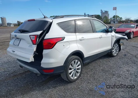 2019 Ford Escape Sel z USA, uszkodzony, nr VIN 1FMCU0HD8KUB19771